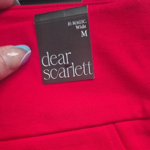 Magic Dear Scarlett Bold Red Pants - Picture 2 of 2